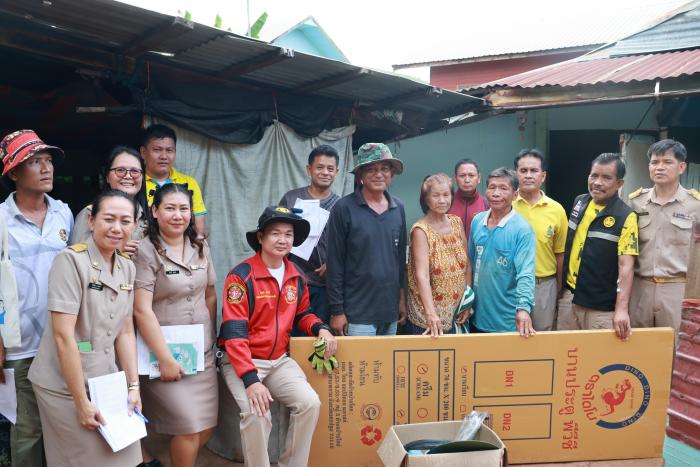 ส่งมอบวัสดุฯเพื่อปรับสภาพแวดล้อมที่อยู่อาศัยให้ผู้สูงอายุ